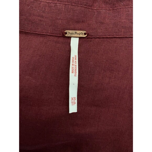 NWOT Free People Samantha Shirtdress in Double Dare Size XS - Picture 10 of 11